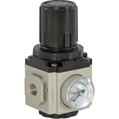 Bimba - MGAR300-08 - Regulator, 300 Series, 1/4 NPT Ports, 7-130psi ...