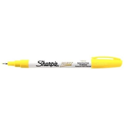 Sharpie 35532 Metallic Gold Oil Based Paint Marker, Extra Fine Point