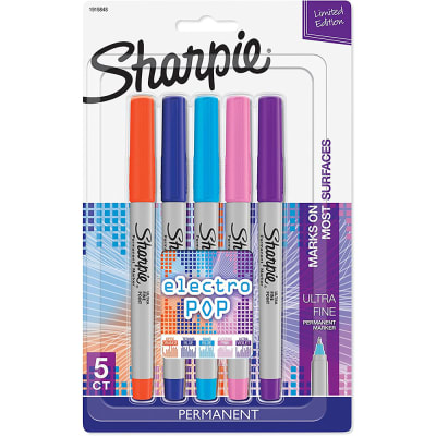 Sharpie Electro Pop Permanent Marker - Ultra Fine Point - Ultra Violet