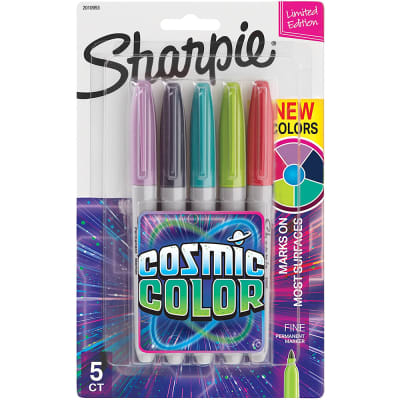 SHARPIE Color Burst Permanent Markers, Fine Point