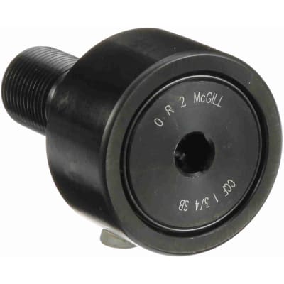 McGill - CCF 1 3/4 SB - Cam Follower, Crown Steel, 1 3/4 in, 44 mm,  Lubri-Disc Seal, Hex, CF Series - RS