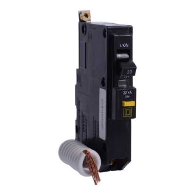 Square D - QOB130VHGFI - MINIATURE CIRCUIT BREAKER 120V 30A - RS