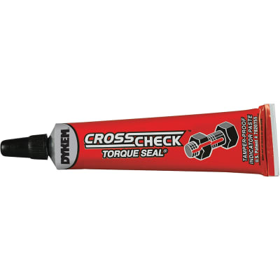 Dykem 83316 Cross Check Torque Seal Tamper-Proof Indicator Paste Red 1oz  Tube : Marking Fluids & Pastes - $6.14 EMI Supply, Inc