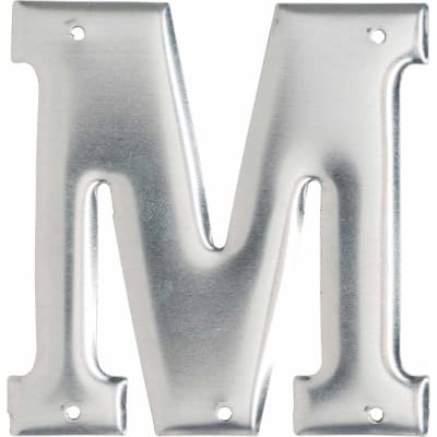 Brady 1600 M Aluminum Embossed Letter 3 H M RS