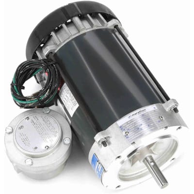 Leeson - G840 - AC Motor, Explosion Proof Single Phase (C-face footless ...