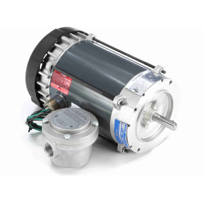 Leeson - G845 - AC Motor, Explosion Proof Single Phase (C-face footless ...