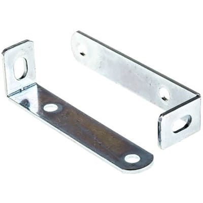 RS PRO - 428001 - Steel Angle L Bracket 15x50mm Long 3 Hole 1.2mm ...