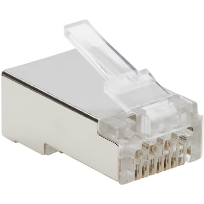 IDEAL 50-Pack Cat5E Rj45 Modular Plug in the Voice & Data Connectors  department at