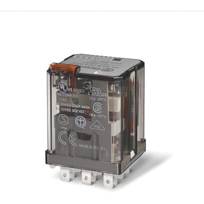 Finder - 62.33.9.024.0000 - Plug-In Power Relay, 3PDT 15A , 24V DC coil,  AgCdO contact - RS