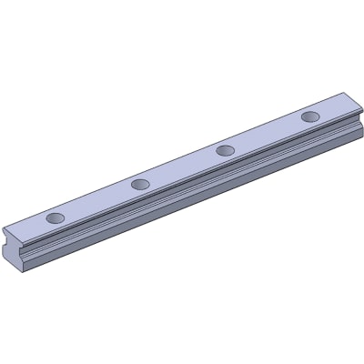 IKO International, Inc. - LRX25R660HS2 - Linear Roller Way, 660 mm Rail ...