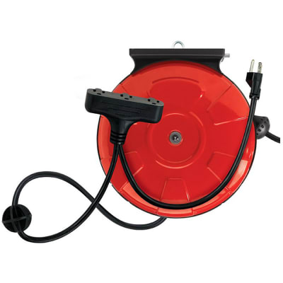 Retractable Reel Cord 48006 - 3 Outlet, 30 Feet