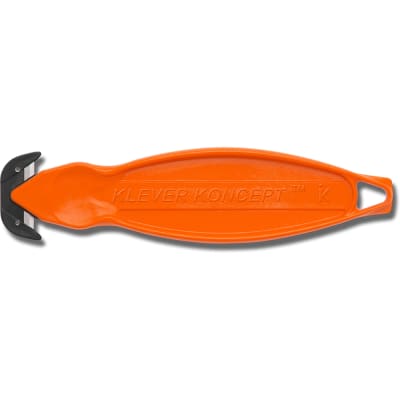 Klever Xchange KCJ-XC-20G Safety Box Cutter, Orange