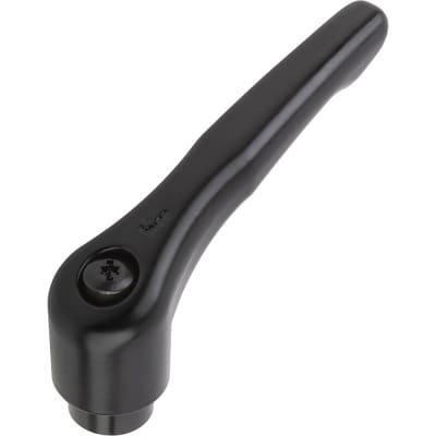 KIPP - K0122.2A21X20 - Adjustable Handle, Black, Base Diam 18.5 mm 