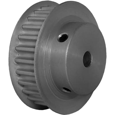 B&B Manufacturing - 28-5P09-6FA3 - Timing Pulley, Flanged, 1/4in ID, 28 ...