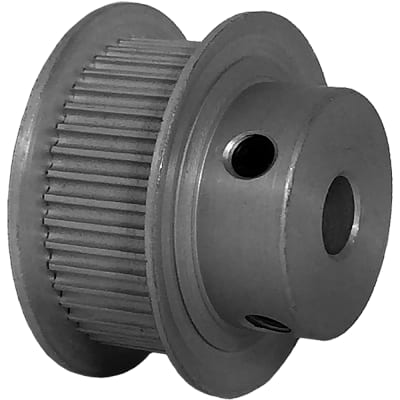 B&B Manufacturing - 42-2P09-6FA3 - Timing Pulley, Flanged, 1/4in ID, 42 ...