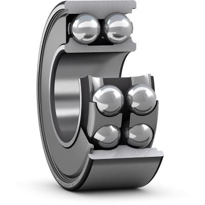 SKF - 3210 E-Z - Angular Contact Ball Bearing, Double Row - RS