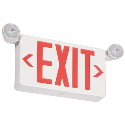 Chloride by Signify - VLLCR2R - Exit Sign, Red Letter, Value + Econ ...