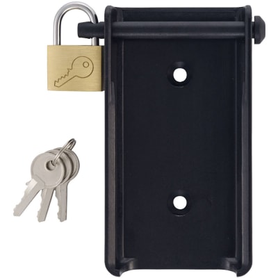 Testo - 0554 1702 - Wall Holder (Black) With Padlock For 175 Data ...