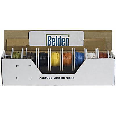 Belden - 8824 - Hook-Up Wire Kit, 8 Colors, 20 AWG, TC, 10x30, PVC