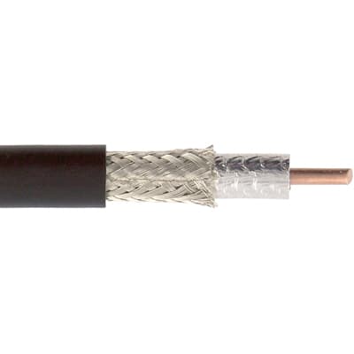  Cable coaxial RG-6 de cobre sólido para interiores y