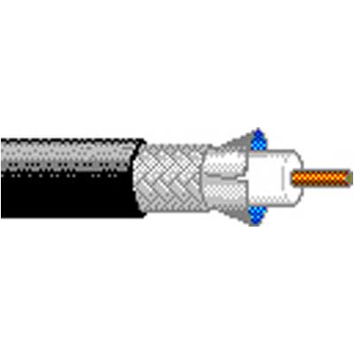Specialitet glemme favor Belden - 7806A 0101000 - Coaxial Cable,RG58/U,19 AWG,BC,Solid,Braid  Shld,TC,FHDPE Ins,Blk,PE jkt,50 Ohms - RS
