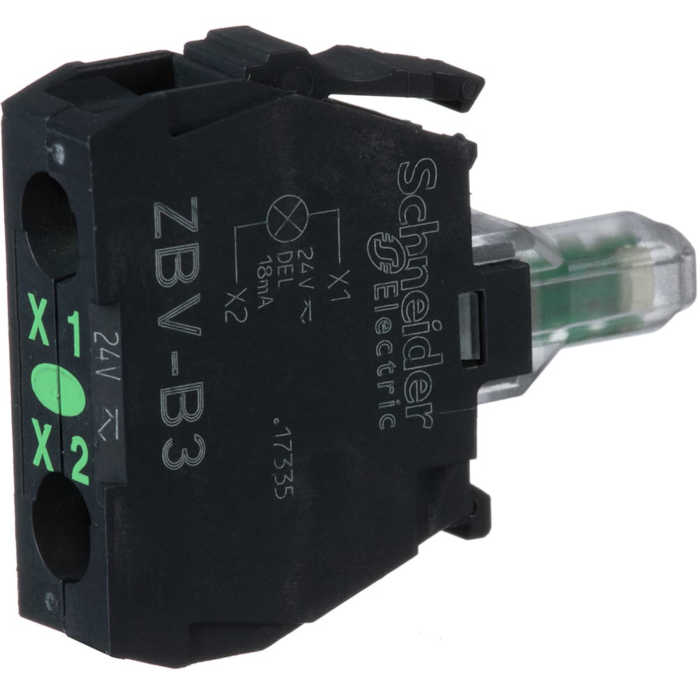 Schneider Electric Zbvb Light Module Led Green V Screw Harmony Xb Series Rs