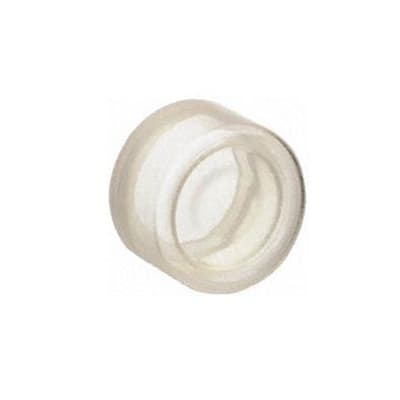 Silicone White 22.5 Mm Push Button Rabbar Boot Covers, Raund at Rs