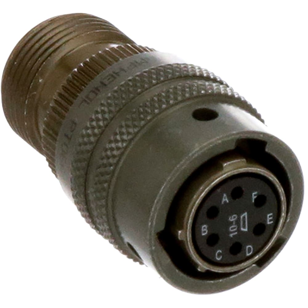 Amphenol Industrial - PT06A-10-6S - Connector metal circ class a ...