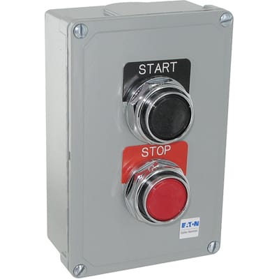 Eaton Cutler-Hammer Pushbutton Enclosure, 4.00 in. H, Al 10250TN11