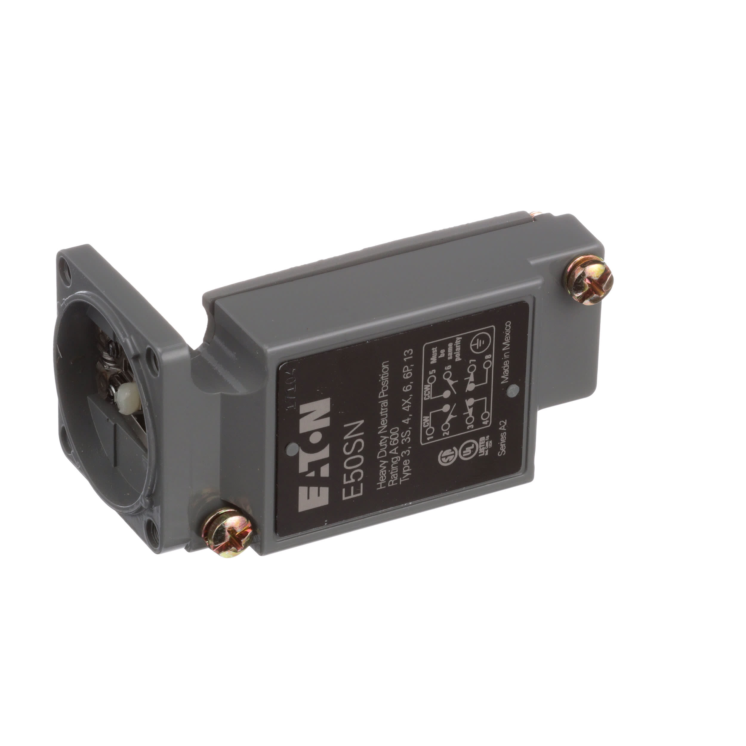 Eaton Cutler Hammer E50SN Limit Switch Body E50 10A at 240 Vac 1A