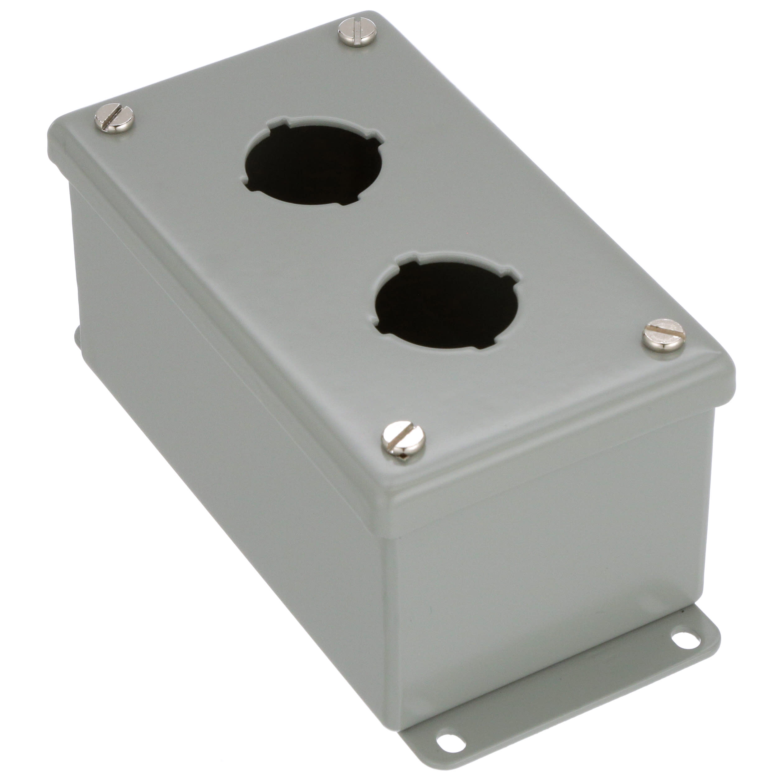 nVent HOFFMAN - E2PB - Enclosure,Pushbutton,2 Hole,30.5mm,Steel,NEMA13 ...