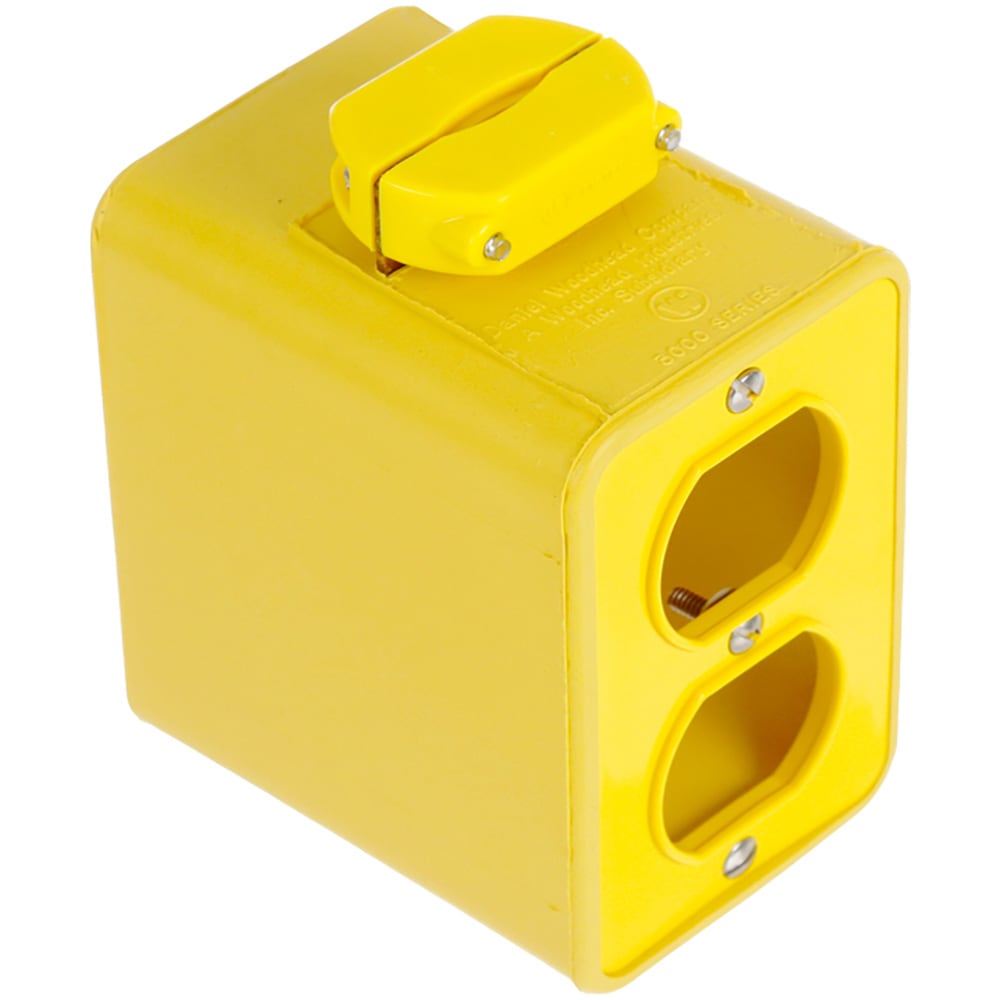 Woodhead 3322E123 :: Super-Safeway® Angled GFCI Outlet Box, F3 (3
