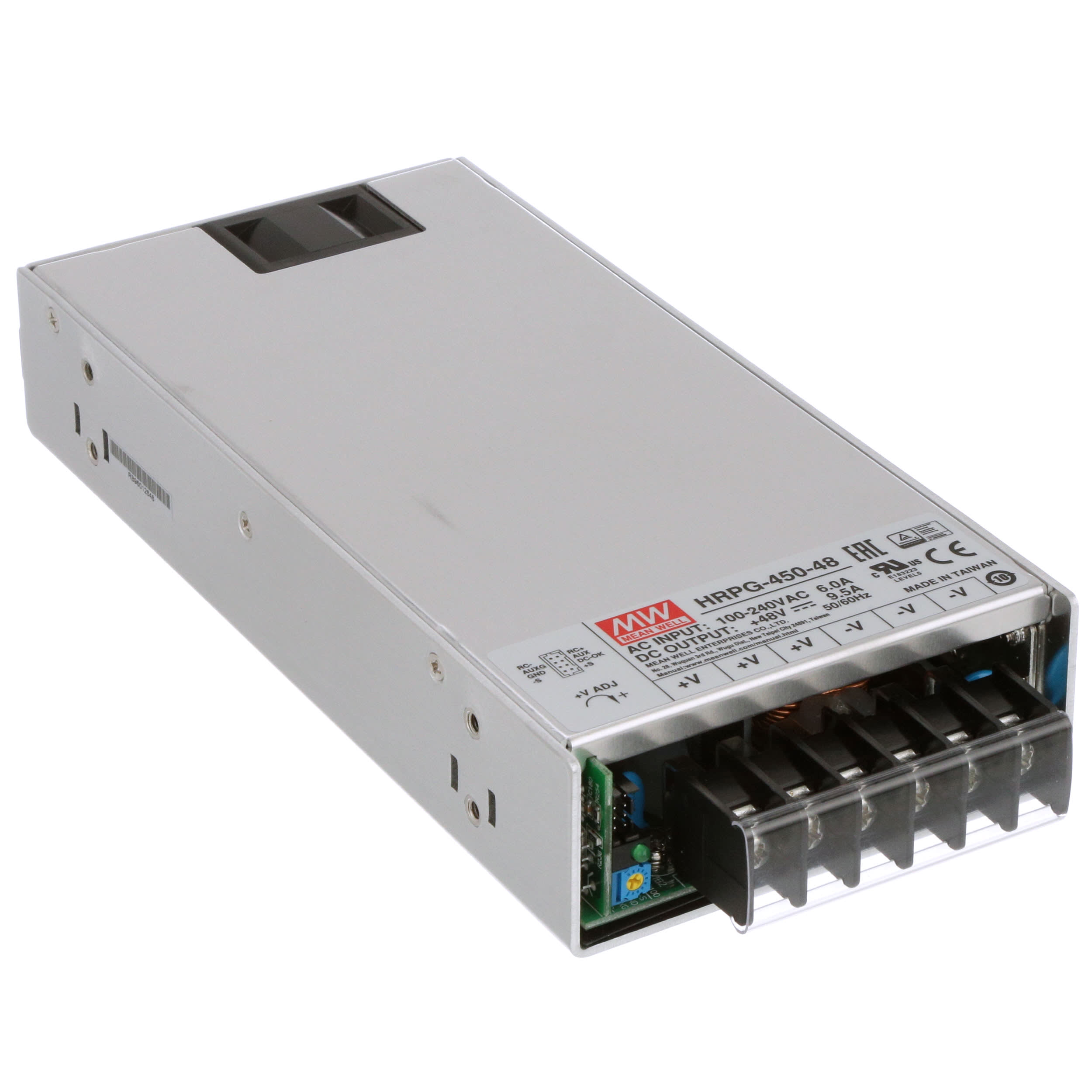 Power Supply; AC-DC; 48V; 3.13A; 135-264V In; Enclosed; Panel