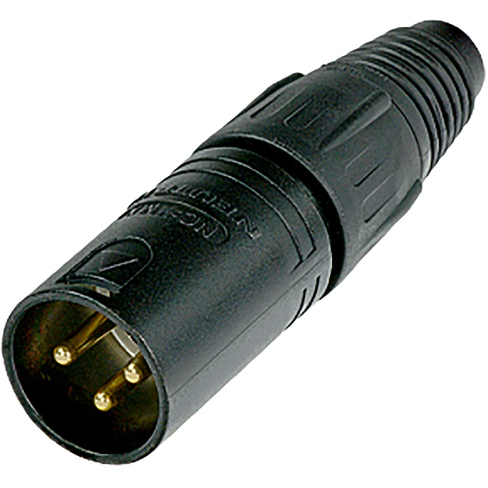 Neutrik - NC3MX-B - XLR Connector, Plug 3-C, Cable Mount 