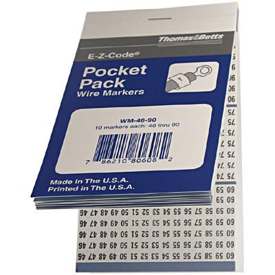 Vinyl Cloth Wire Marker Book (46-90)