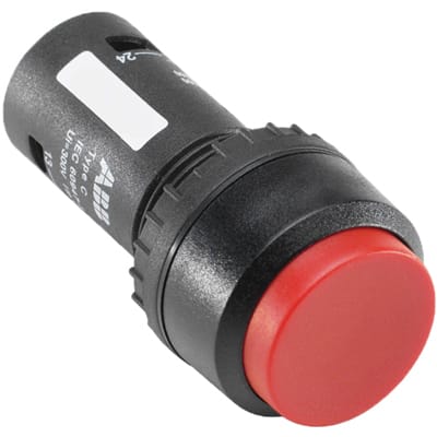 ABB - CP3-10R-01 - Pushbutton Non-Illuminated Extended 1 NC Red - RS