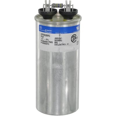 Genteq - 97F9848 - Capacitor, Polypro Metallized, 35 uF, 5 uF, Tol 