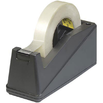 3M - HB900 - Tape, Tabletop Dispenser, Black, Holds Tape Up to 1 in. Wide  and 3 in. Core - RS