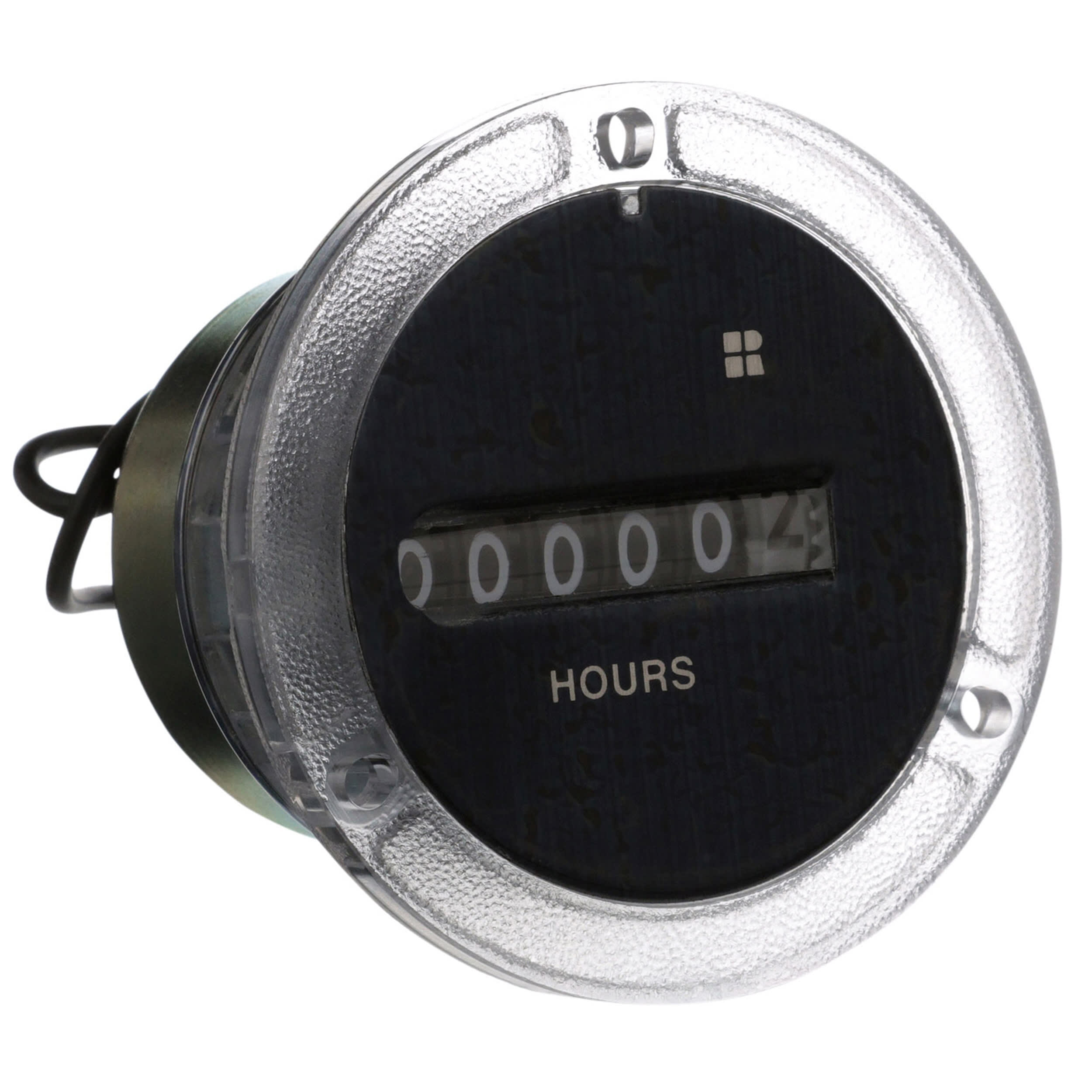 Trumeter - 710-0002 - Electromechanical Hour Meter, 0-99999.9hrs,  Non-reset, Terminal Blk, 710 Series - RS