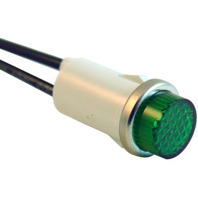Wamco Inc. - WL-1052C5 - Panel Mount Indicator Green Neon Lead Wires ...