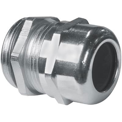 Nickel Plated Brass Cable Gland, Cord Grip, Strain Relief, PG, NPT,  Metric Thread Types
