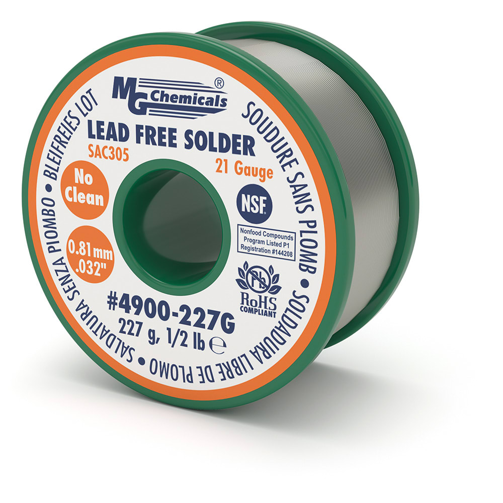 MG Chemicals - 4900-227G - Solder, Lead Free, No Clean, 21 MG Chemicals - 4900-227G - Solder, Lead Free, No Clean, 21