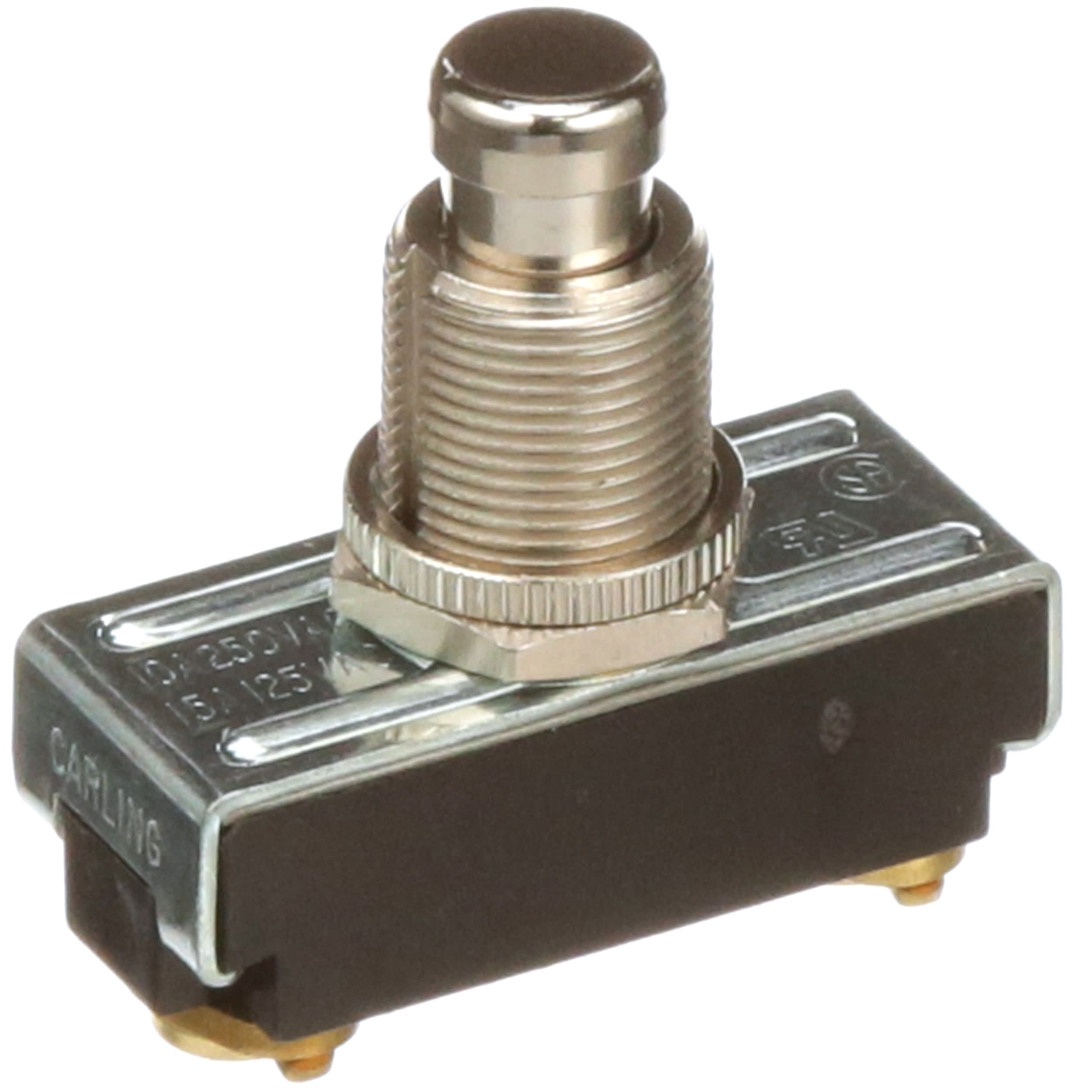 Carling Technologies - 170 - Switch, Pushbutton, SP NC, Momentary, 15A ...