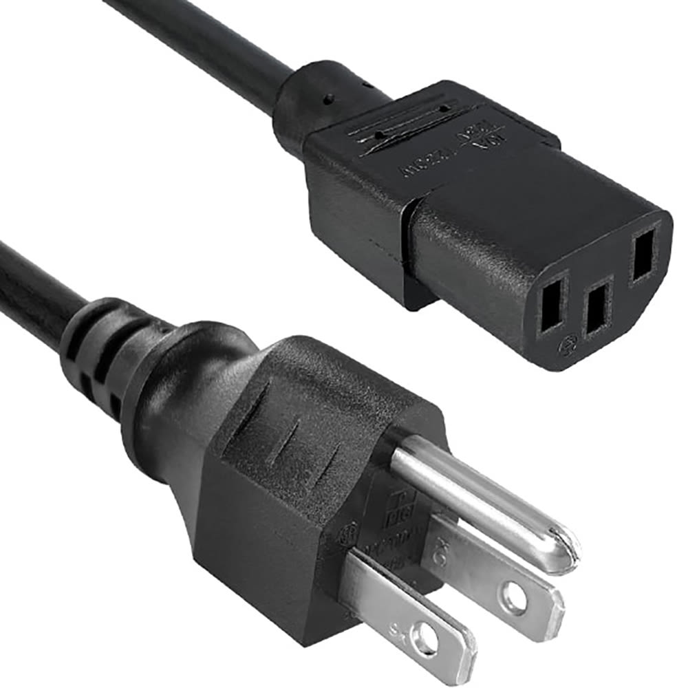 Qualtek Electronics Corp. - 312010-01 - Cord, Power,5-15P Plug,C13,3 ...