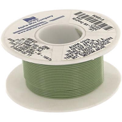 Alpha Wire 5854/7 24 AWG 7 Stranding 600V PTFE Insulation Hook-Up Wire