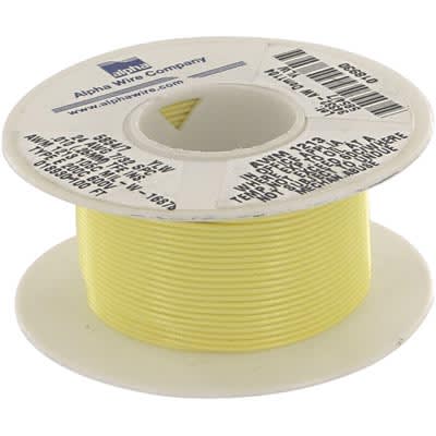 Alpha Wire 5854/7 24 AWG 7 Stranding 600V PTFE Insulation Hook-Up Wire