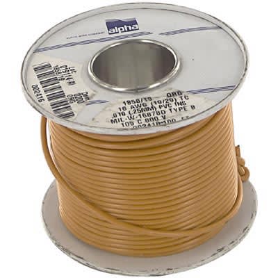 Alpha Wire - 1858/19 OR005 - Hook-Up Wire, 16 AWG, 19x29, TC