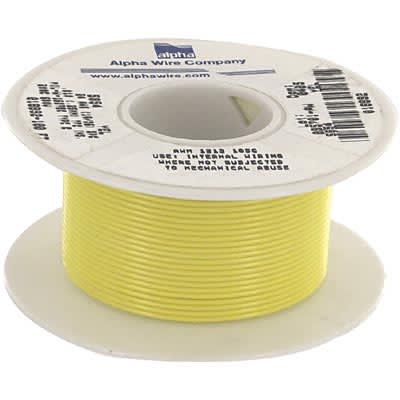 PTFE 5852-RD005 Alpha Hook-Up Wire 28AWG High Temp 200C SPC Red