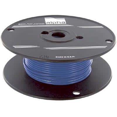 3077 BL005 Alpha Wire  Alpha Wire Blue 1.3 mm² Hook Up Wire, 16