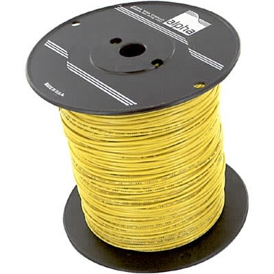 Alpha Wire - 3070 YL001 - Hook-up Wire, 24 AWG, 7x32, 0.032 in